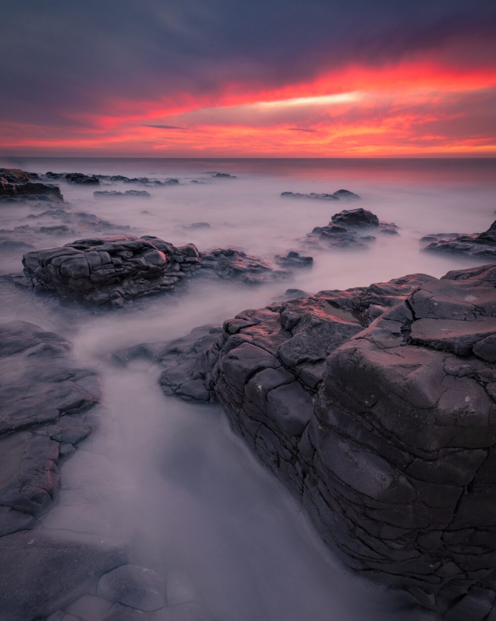 Ogmore by Sea sunset