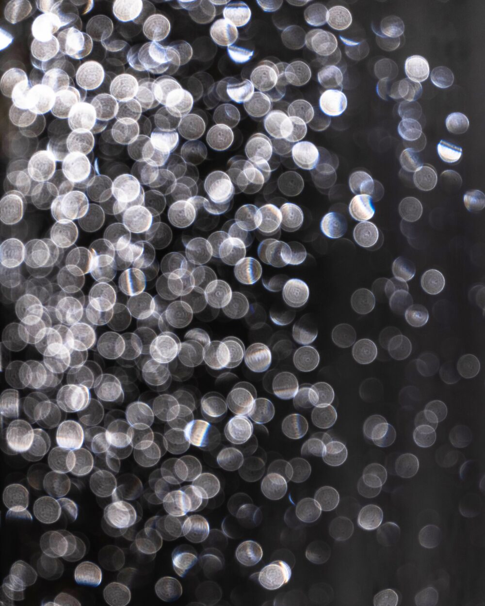 Bokeh raindrops on a window 3