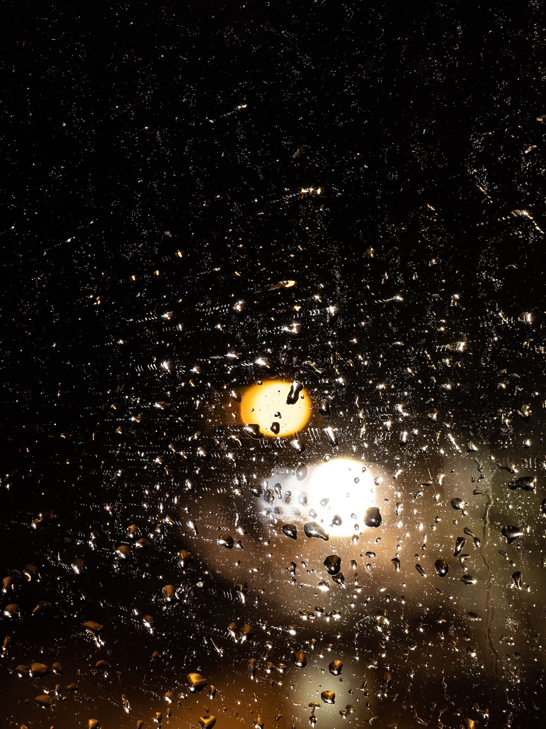 Raindrops on a window in Brastad 1