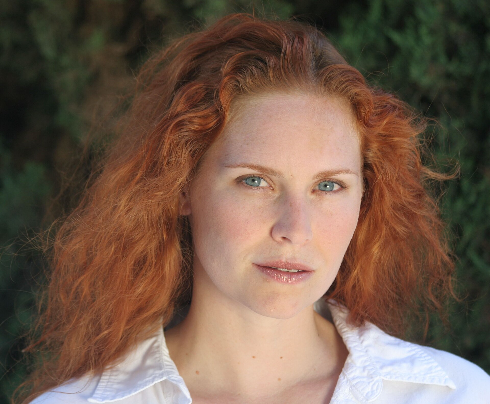 Woman redhead natural portrait 1